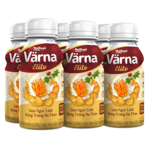 Värna Elite Sâm Ngọc Linh Đông Trùng Hạ Thảo chai 237ml