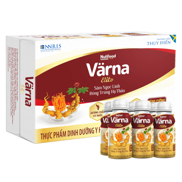 Värna Elite Sâm Ngọc Linh Đông Trùng Hạ Thảo chai 237ml