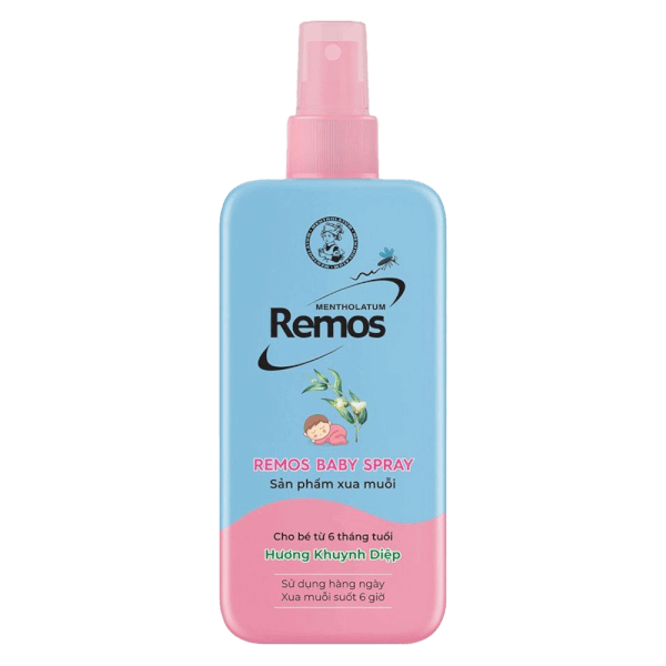 Sản phẩm xua muỗi dạng xịt cho bé từ 6 tháng tuổi (Remos Baby Spray) 70ml
