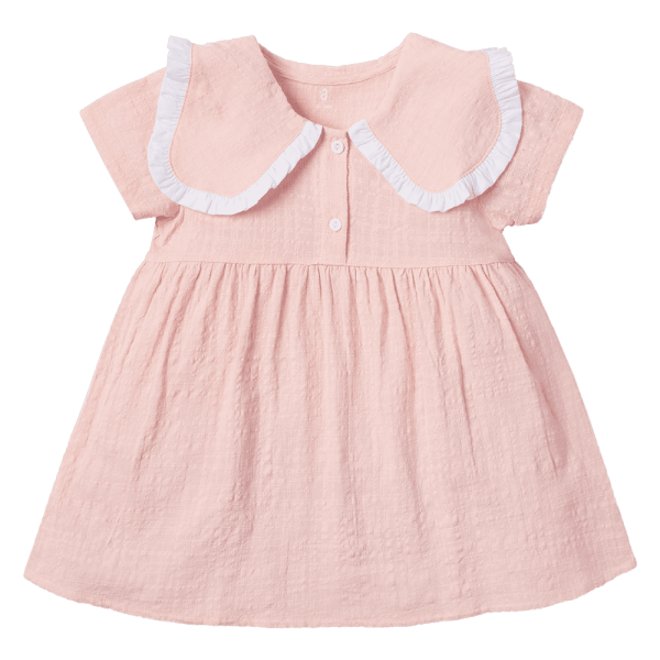 Đầm vải bé gái Animo TX822003 (6M-6Y,Hồng)