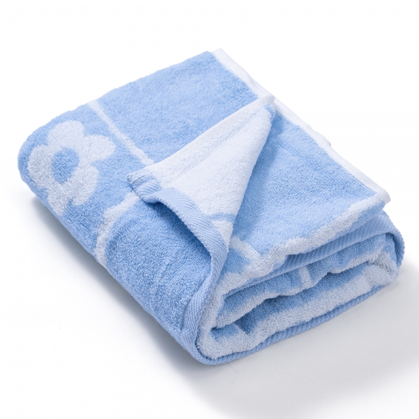 Khăn mặt dệt họa tiết 2 mặt Cotton Animo T2304_HV005 (34x80cm,Xanh nhạt)