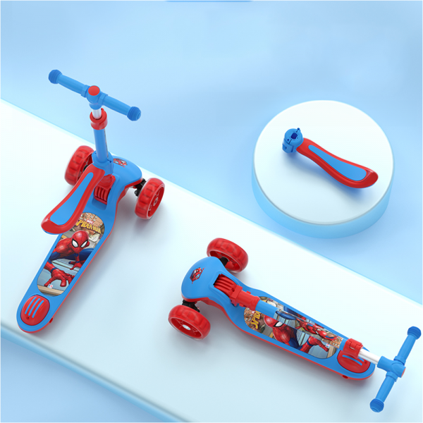 Xe trượt scooter 2in1 có ghế ngồi Spiderman MCZ21002-S1 (Mesuca)