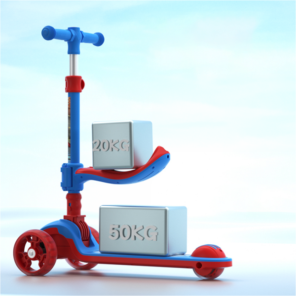 Xe trượt scooter 2in1 có ghế ngồi Spiderman MCZ21002-S1 (Mesuca)