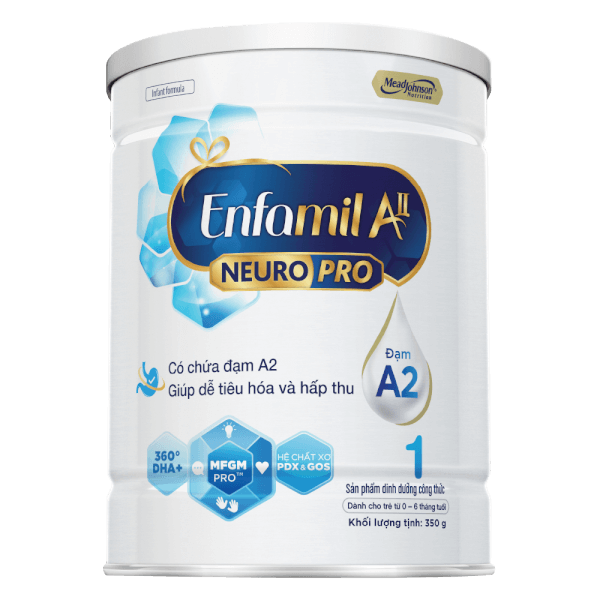 Sữa Enfamil A2 NeuroPro số 1 350g (Infant Formula, 0-6 tháng)