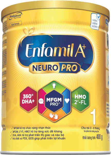 Sữa Enfamil A+ số 1 400g (0-6 tháng) 2Flex