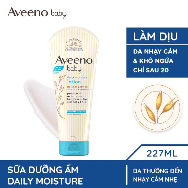 Sữa dưỡng thể dành cho bé Aveeno Baby da thường 227g
