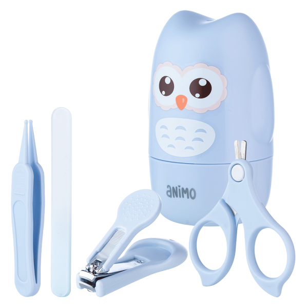 Bộ 4 dụng cụ chăm sóc móng Animo (Cú xanh, GH-JC6602)