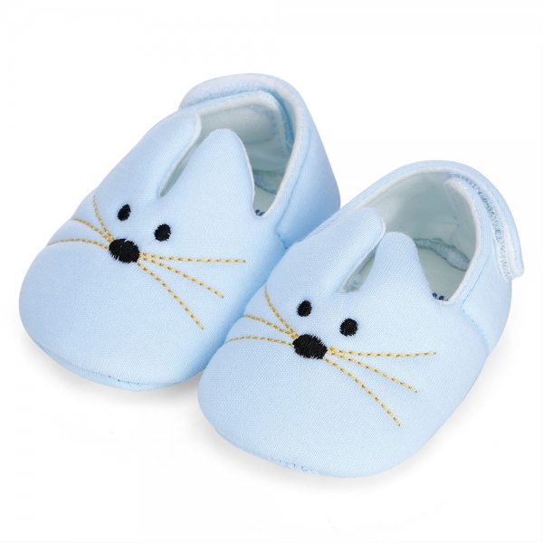 Giày sơ sinh thấp cổ Animo A2307_MN011 (9-11,Xanh)