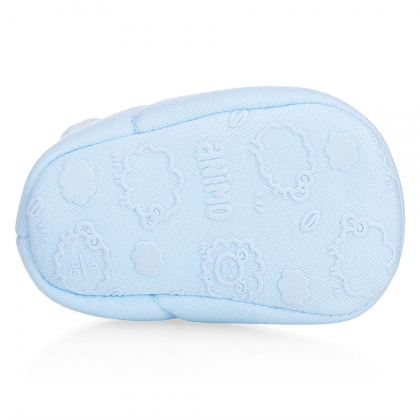 Giày sơ sinh thấp cổ Animo A2307_MN011 (9-11,Xanh)