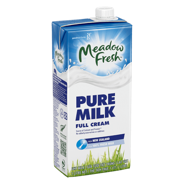 Sữa tươi tiệt trùng Nguyên kem nhãn hiệu Meadow Fresh 1L