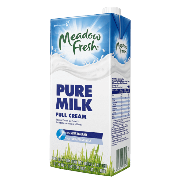 Combo 2 Sữa tươi tiệt trùng Nguyên kem nhãn hiệu Meadow Fresh 1L