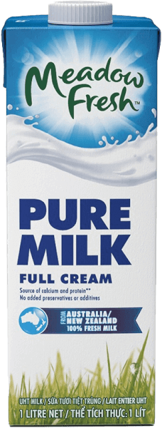 Sữa tươi tiệt trùng Nguyên kem nhãn hiệu Meadow Fresh 1L