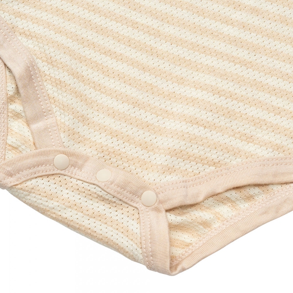 Bodysuit tính năng tam giác, vải lưới Animo I0322028 (0-12M,Beige)