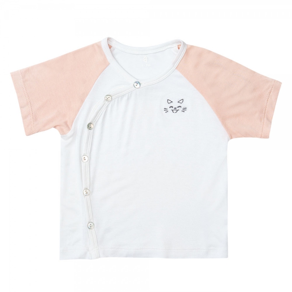 Bộ sơ sinh ngắn vải modal Animo I0122005 (0-24M,Cam)