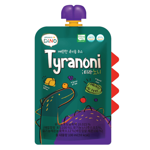 Combo 2 Nước ép trái cây hữu cơ sạch Tyranoni (Clean Organic Juice Tyranoni)