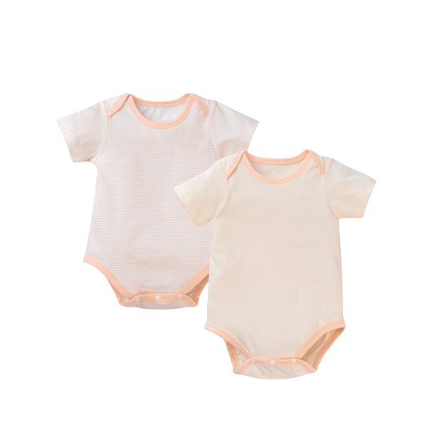 Set 2 body tam giác Animo NB522013 (3-6M,cam-trắng sọc cam)