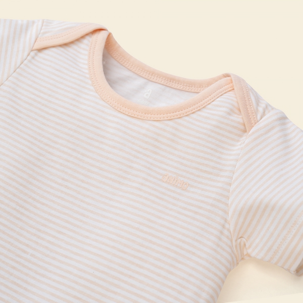 Set 2 body tam giác Animo NB522013 (0-12M,cam-trắng sọc cam)