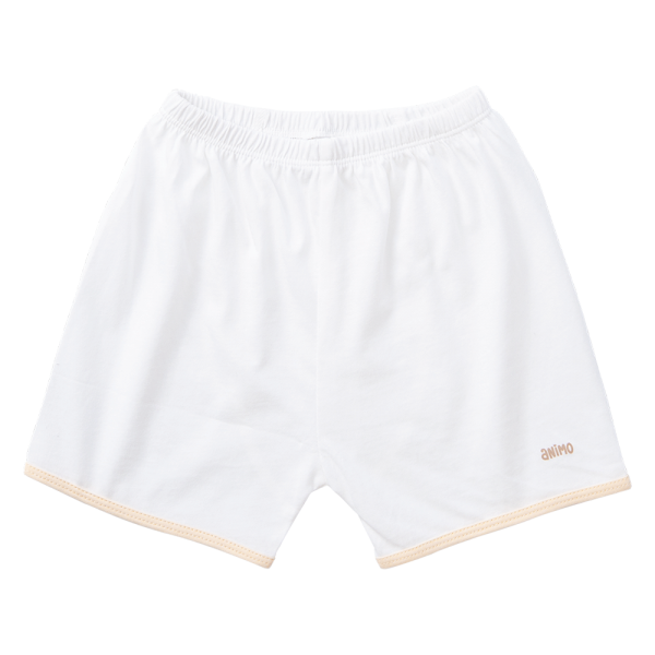 Cặp quần sơ sinh ngắn Animo KV223011 (NB-12M,Kem_Trắng)