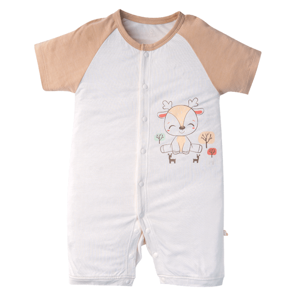 Body tính năng đùi vải modal Animo VĐ522031 (0-12M,Kem)