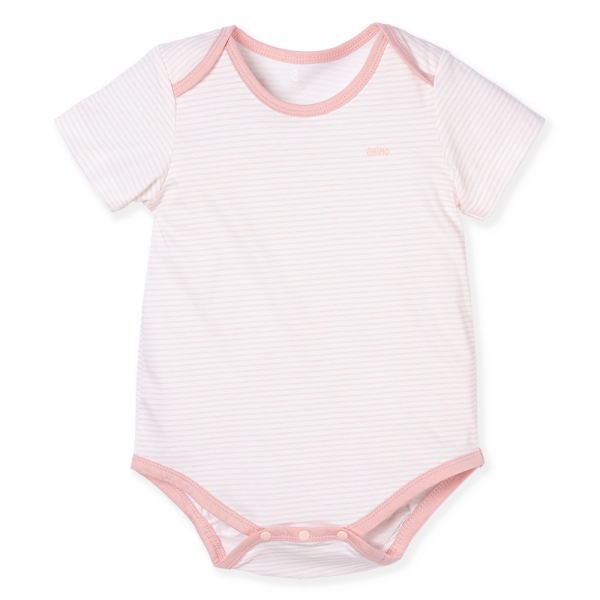 Set 2 Body sơ sinh tam giác TN Animo KV322038 (0-12M,Hồng)