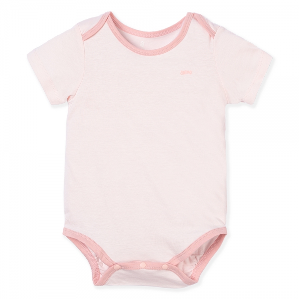 Set 2 Body sơ sinh tam giác TN Animo KV322038 (0-12M,Hồng)