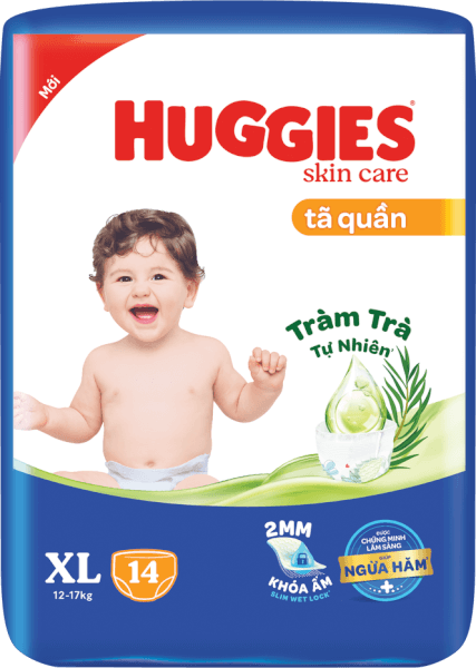 QT Huggies_Tã quần Huggies Skincare Eco (XL, 14 miếng)