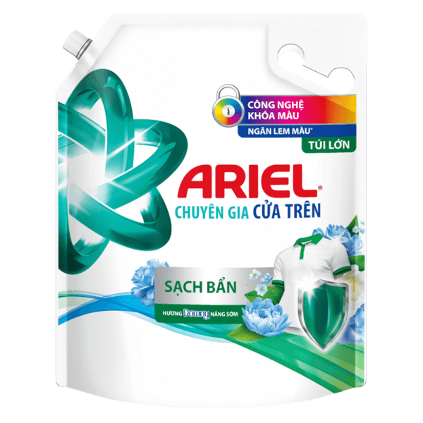 Nước giặt Ariel túi 3.5kg Sạch bẩn hương Downy Nắng Sớm