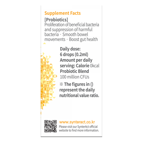 Men vi sinh Synteract Baby Drops Oil 10mL