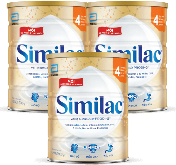 Combo 3 Sữa Similac 5G số 4 900g (2-6 tuổi)