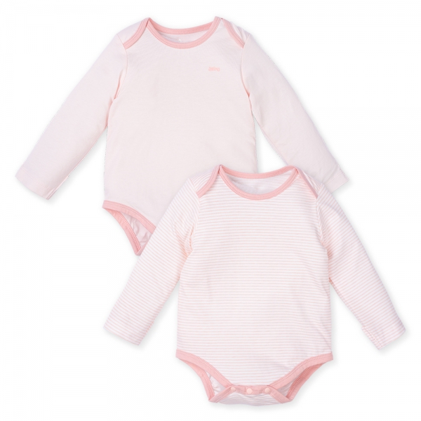 Set 2 Body sơ sinh tam giác TD Animo KV322040 (0-12M,Hồng)