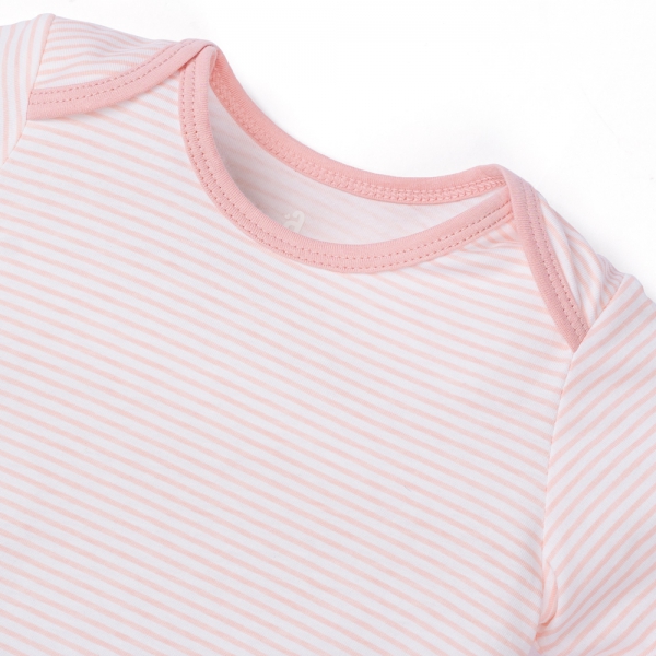 Set 2 Body sơ sinh tam giác TD Animo KV322040 (0-12M,Hồng)