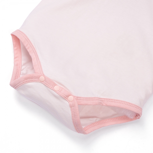 Set 2 Body sơ sinh tam giác TD Animo KV322040 (0-12M,Hồng)