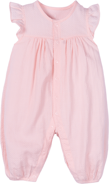 Body bé gái dài Animo G0122003 (0-12M,Hồng)