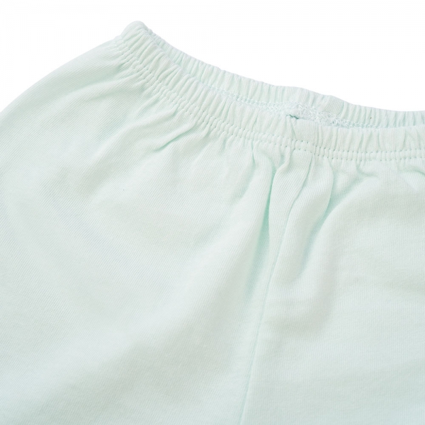 Cặp quần sơ sinh ngắn Animo LĐ422052 (NB-12M,xanh ngọc-trắng-Giao màu ngẫu nhiên)