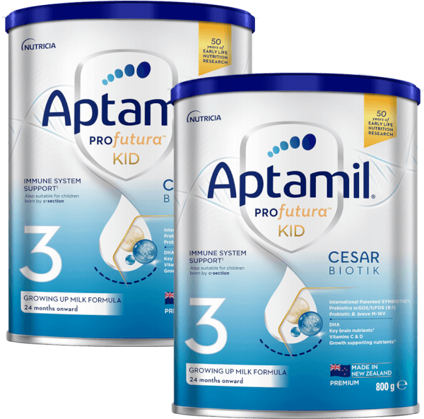 Combo 2 sữa Aptamil Profutura KID Cesarbiotik 3 800g (Từ 2 tuổi)