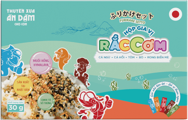 Thuyền Xưa Ăn Dặm Cho Con - Gia Vị Rắc Cơm Tổng Hợp 30gr