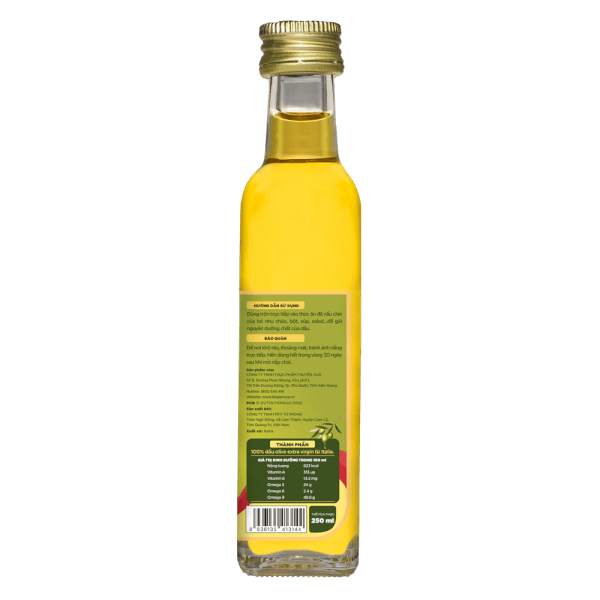 Dầu Olive Nguyên Chất Thuyền Xưa Ăn Dặm Cho Con 250ml