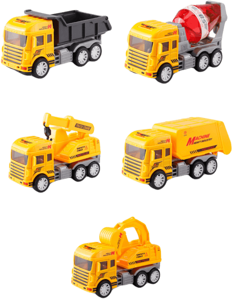 Bộ 4 xe mô hình xây dựng YN500601 C308