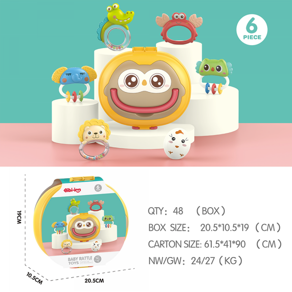 Bộ xúc xắc hình cú siêu ngầu 6pcs YN466456 C308