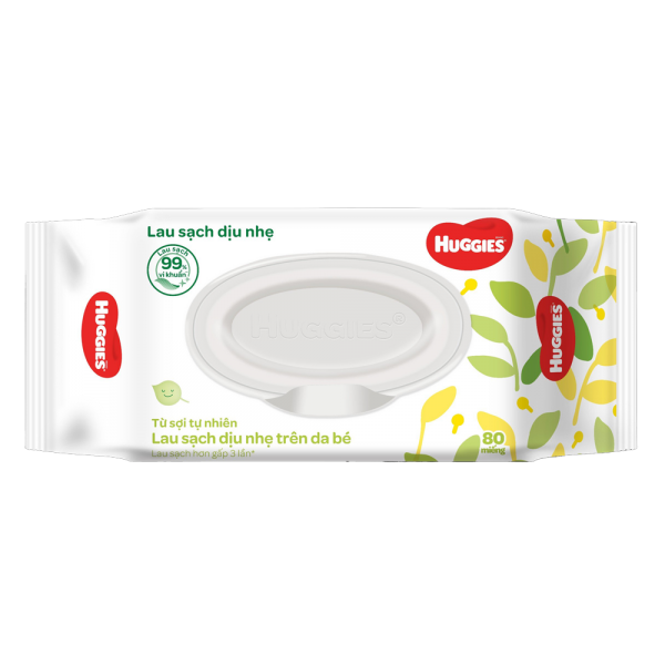 Combo 2 Khăn ướt Huggies 80 miếng