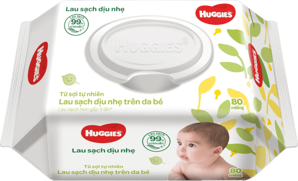 Khăn ướt Huggies 80 miếng