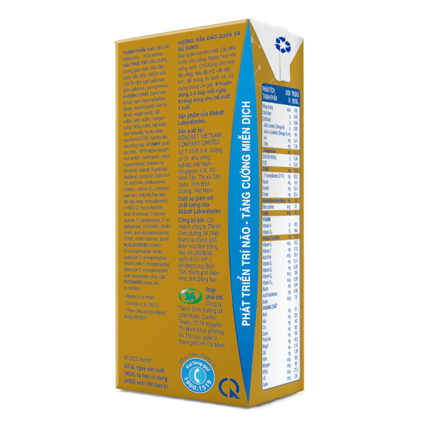 Combo 2 Thùng Thực phẩm bổ sung Similac hương vani 180ml (Lốc 4 hộp)