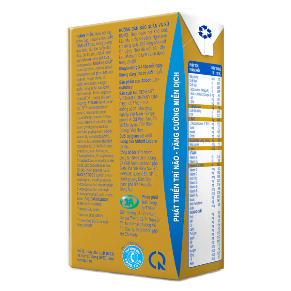 Thực phẩm bổ sung Similac hương vani 110ml (Lốc 4 hộp)