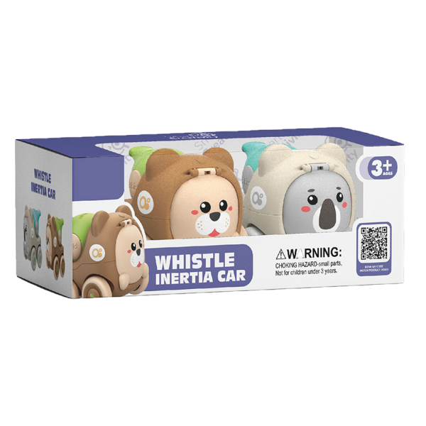 Bộ 2 xe hoạt hình chạy trớn xoay 2 bánh siêu ngầu có còi xe CY522509 C308