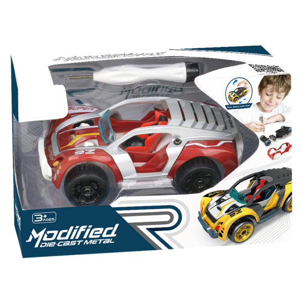 Xe mô hình siêu ngầu chạy trớn kèm tua vít có thể tháo lắp CY173158 C308 (Giao màu ngẫu nhiên)