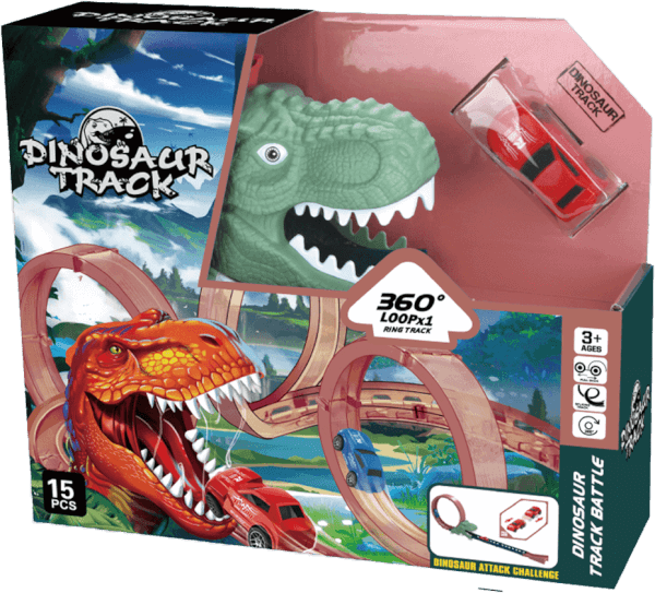 Mô hình khủng long nhà đua xe tài năng siêu tốc CY518772 C308