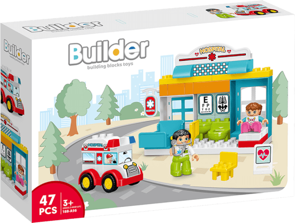 Bộ xếp hình khối mô phỏng cao cấp 47pcs CY555042 C308