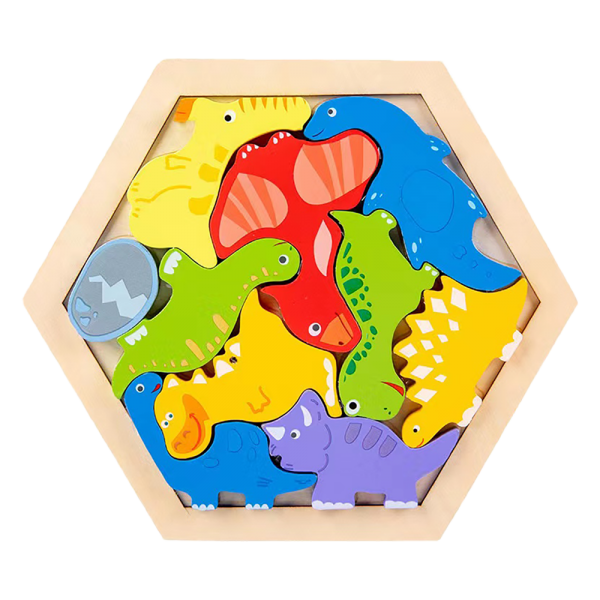 Mảnh ghép gỗ chủ đề thế giới khủng long CY554146 C308