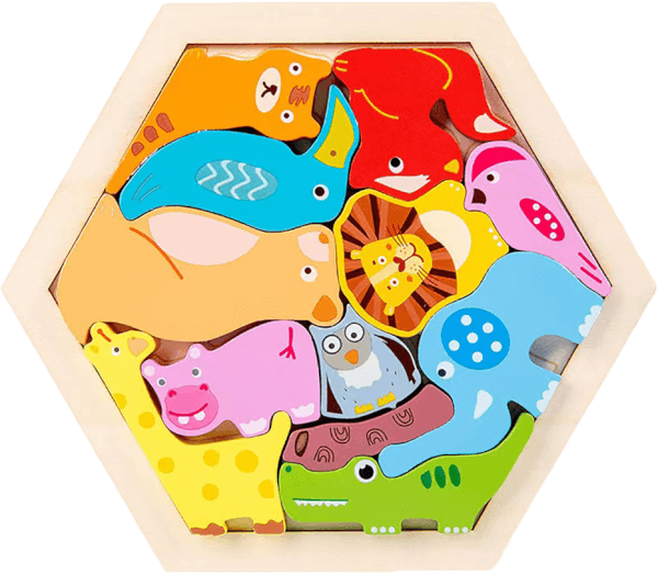 Mảnh ghép gỗ chủ đề động vật hoang dã CY554148 C308