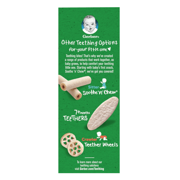 Bánh gạo hữu cơ Gerber Organic vị việt quất táo củ cải đỏ *giao ngẫu nhiên*